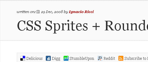 CSS Sprites + Rounded corners rounded corners 2 Rounded Corners with JQuery and CSS