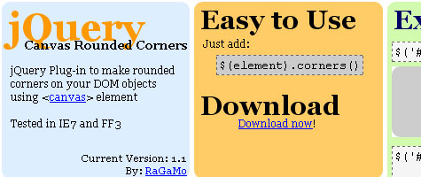 jQuery Canvas Rounded Corners rounded corners 3 Rounded Corners with JQuery and CSS