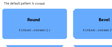jQuery Corner Demo rounded corners 7 Rounded Corners with JQuery and CSS